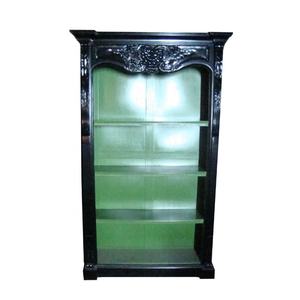 Estantería antigua de madera tallada a mano estanterías vitrina en muebles de estilo francés para el hogar clásico Oficina y Biblioteca - Product Image 4