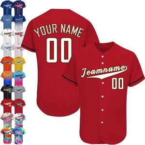 Tenue d'équipe de baseball personnalisée | Maillot de nom et de numéro personnalisé | Uniformes de sport respirants confortables - Product Image 6