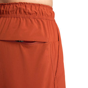 Pantalones Cortos Deportivos de Secado Rápido Color Naranja Óxido para Hombre, con Logotipo Personalizado, Cintura con Cordón, Ropa Deportiva de Verano para Entrenamiento y Gimnasio - Product Image 6