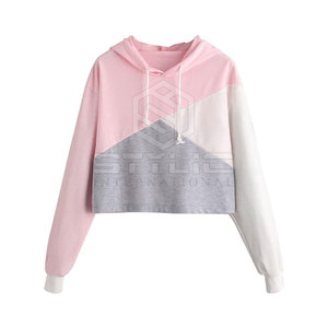 Nueva llegada de la ropa al aire libre sudaderas con capucha nueva moda transpirable Crop Top sudaderas con capucha para las mujeres de alta calidad Crop Top sudaderas con capucha - Product Image 1