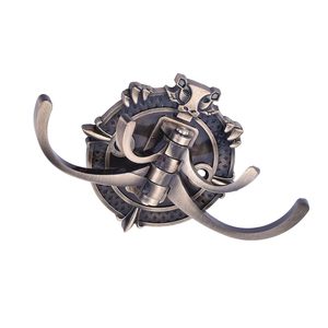 ตะขอแขวนผนังโลหะผสมสังกะสีแบบวินเทจตะขออเนกประสงค์ใช้สำหรับแขวนกระเป๋าเสื้อผ้าเสื้อโค้ทม่าน - Product Image 4