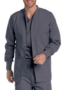 Uniformes médicaux d'allaitement Spandex Hommes Femmes Médecins Infirmières d'Été Unisexe High Hospital Scrubs Suit New Design Zip Front Warm - Product Image 3