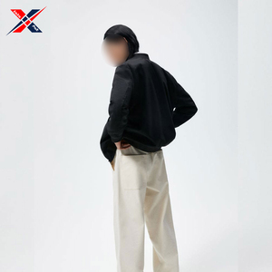 Couleur noire bonne qualité avec un prix raisonnable blouson bombardier respirant avec impression de logo personnalisé pour hommes - Product Image 4