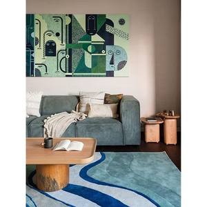 Alfombra Moderna Abstracta de Alta Calidad, Hecha a Mano con Lana de Nueva Zelanda, Pelo Alto, Látex Antimanchas, Decorativa para Hogar y Oficina - Product Image 4