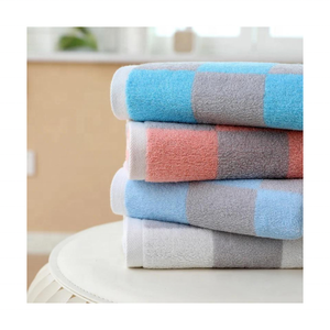 2024 Orange <b>White</b> Striped GOTS Certified Quick Dry Golf Beach <b>Towels</b> Made of 100% Cotton With Golf Designs With High Absorbence - Product Image 5