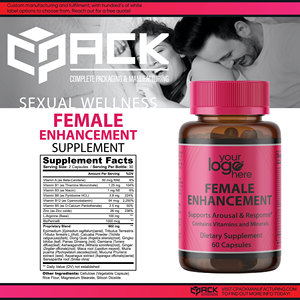 USA Origin Manufacturer Private Label Customized Logo Vitamins <b>Minerals</b> Rich Adult Female Enhancement Dietary Supplement - Product Image 3