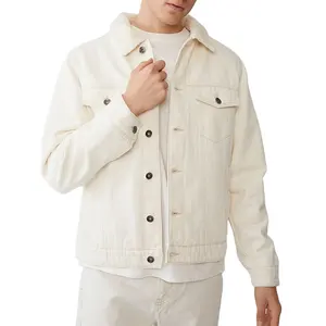 新しいデザインカスタムメイドの新しいファッションデニムジャケット男性用スタイリッシュコートジーンズランニングジャケットバックプリントウインドブレーカージャケット