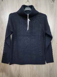 Pull d'hiver pour femmes de qualité supérieure 100% acrylique plat tricoté col roulé épais pull décontracté de haute qualité en gros bas - Product Image 6