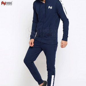 Chándal de algodón 100% de gran calidad para hombre para correr, ropa informal con logotipo personalizado, el mejor precio, patrón sólido de invierno - Product Image 4