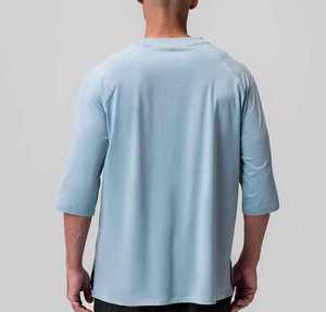 BlanqWear <b>Mens</b> O-Neck Short Sleeve <b>Fleece</b> Formal T-<b>Shirt</b> Loose Fit Premium 100% Cotton 280g Anti-Bacterial Quick Dry - Product Image 2