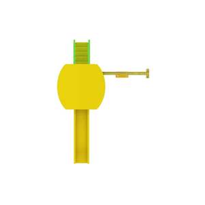 Plastic Wooden Children's Playground <b>Swing</b> Set Model SG09 with One <b>Slide</b> and One <b>Swing</b> for School and Park Use - Product Image 2