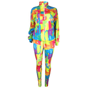 Chándal deportivo personalizado con logotipo impreso, servicio OEM, sublimación de alta calidad para mujer, chándal hecho en fábrica de último diseño - Product Image 5