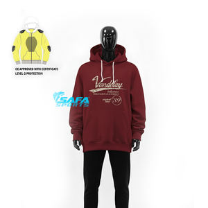 Veste à capuche de motard avec logo personnalisé coupe-vent pour chemise en Kevlar Design de protection pour la course tout-terrain Taille d'été Pakistan - Product Image 3