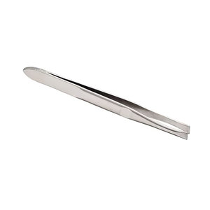 Pince à épiler Mertz Premium en acier inoxydable rose doré, pointes biseautées de précision, prise ferme, antistatique, pour sourcils - Product Image 4