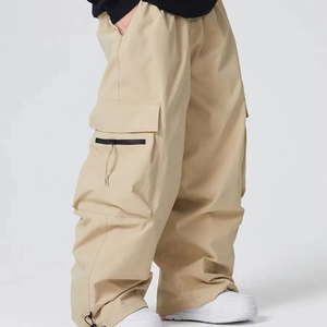 Pantalones acolchados de nuevo estilo para hombres en pantalones de esquí cálidos de invierno de tela de nailon - Product Image 2