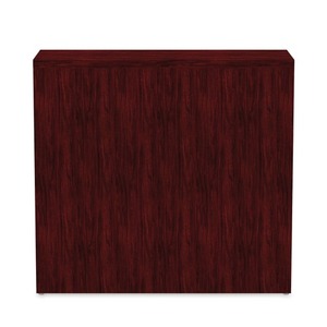 Librería de 2 estantes Alera Valencia Series, organizador de oficina de tipo vertical, 31,75 pulgadas. X 14 pulgadas X 29.5 Pulgadas Madera de Caoba ALEVA633032MY - Product Image 5