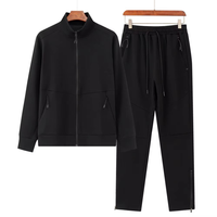 Conjunto Deportivo de Invierno para Hombre, 2 Piezas, con Logotipo Personalizado, de Alta Calidad, Estampado, Talla Grande, Informal, Transpirable, de Secado Rápido, 100% Poliéster