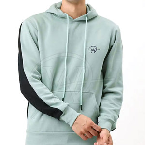 Pakistan Fabrication Sweat à capuche décontracté pour hommes Logo imprimé personnalisé 100% coton Couleur unie Saison d'hiver Techniques teintes unies - Product Image 1