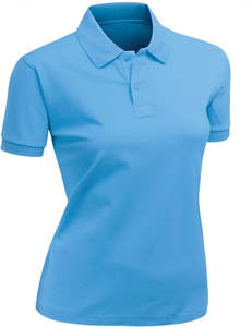 Polo d'affaires décontracté pour femmes coupe classique tricot de coton manches courtes imprimé coton mélangé taille hommes style grande taille - Product Image 2