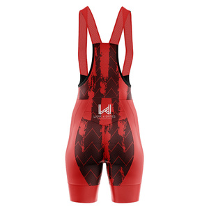 Pantalones cortos con pechera de ciclismo hechos a medida que absorben la humedad de secado rápido, transpirables, a prueba de viento, sin costuras, de talla grande, ropa de ciclismo Unisex - Product Image 2