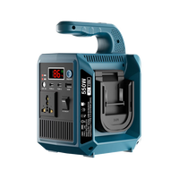 Inversor con Certificación CE de 550W, Onda Sinusoidal Pura, Inversor de Corriente Inalámbrico para Herramientas Eléctricas, Enchufe Universal, para Trabajos en Sitio
