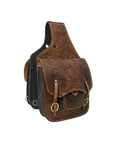 Bolsas de sillín de salto ecuestre de cuero genuino de alta calidad, ropa de equitación occidental mecanizada a mano para caballos - Product Image 1