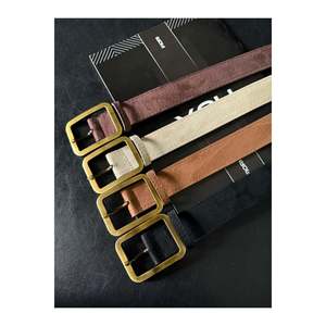 Ceinture pour femme en daim à boucle antique, 4 pièces, assortie pour pantalon, veste, robe, chemise - Product Image 3