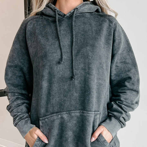 Sweat à capuche doux de haute qualité pour femmes robe imprimée sweats à capuche personnalisables 100% coton imperméable écologique anti-boulochage - Product Image 6