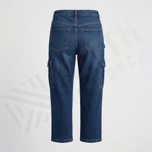 Pantalones Vaqueros de Diseño Personalizado para Mujer, Tela Denim, Estilo Ajustado, Mejor Color Personalizado, Cierre de Cremallera, Pantalones de Moda Premium para Mujer - Product Image 2