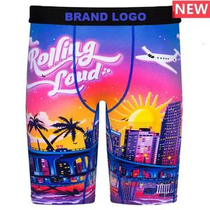 2025 logo personalizzato Cool vendita calda all'ingrosso stampa di moda personalizzata <span class=keywords><strong>Boxer</strong></span> da uomo semplice palestra biancheria intima da uomo pantaloncini di abbigliamento sportivo - Product Image 6