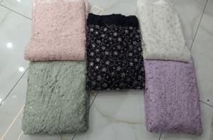 Tela de seda de cuentas hechas a mano de primera calidad con detalles de trabajo de corte Ideal para vestidos de fiesta de diseñador y ropa de mujer - Product Image 4