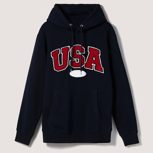Sudadera con capucha con logotipo personalizado High Street para hombre, nuevo diseño, sudaderas bordadas Unisex para invierno - Product Image 2