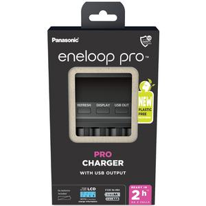 Eneloop LCD PRO Charger BQ-CC65พร้อมหน้าจอ LCD สำหรับถอดประกอบแบตเตอรี่/แบตเตอรี่ - Product Image 1