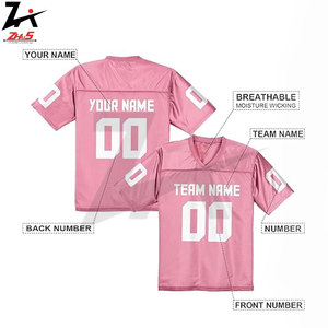 Custom New Stitched Breathable 100% Polyester American Football Jersey Personalized Design Premium Quality Team Spirit Your Game - Product Image 2
