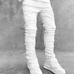 Pantalones Casuales de Lona para Hombre, Corte Recto, Ligeros, Cintura Media, Elásticos, Servicio OEM, Diseño Personalizado - Product Image 5