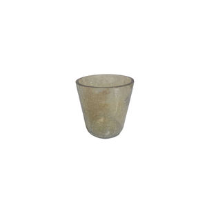 Nouvel arrivage Porte-bougie en verre doré lustré Design moderne pour restaurant et décoration de la maison faits à la main - Product Image 1