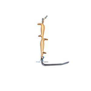 Écarteur de sein à lame Tebbetts Écarteur de chirurgie plastique en acier inoxydable avec aspiration à fibre optique en option - Product Image 2