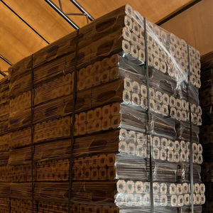 Briquettes de bois d'acacia naturel, briques de charbon de bois fusionné creuses pour le chauffage des poêles et le barbecue - Product Image 4