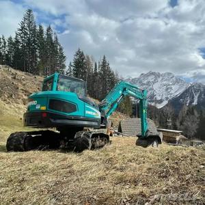 Chargeuse compacte JCB d'occasion de qualité supérieure, composant moteur principal, chargeuse sur pneus, type mobile, pelle rétrocaveuse, chargeuse frontale, haute capacité de charge - Product Image 5