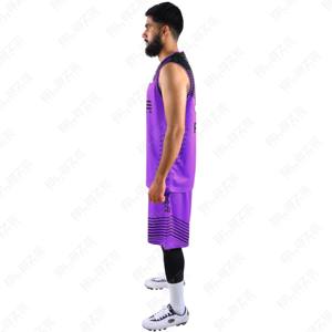 Personalizado de alta calidad Bsci pantalones cortos de baloncesto de verano transpirable Unisex adulto baloncesto Jersey Bsci verano uniforme de baloncesto - Product Image 5