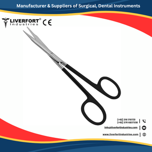 Steven Tenotomy 4.5 "SuperCut Ciseaux incurvés, Crvd. Instruments de rhinoplastie chirurgicale à ciseaux dentelés Super-Cut Autoclavable CE - Product Image 2