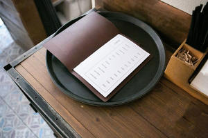 Cubiertas de menú de restaurante de cuero de tamaño A4, carpeta de menú tailandés para presentadores - Product Image 3