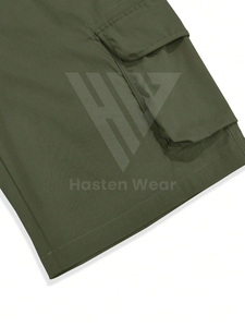 Pantalones Cortos Casuales de Algodón Suave con Cintura Elástica, Bolsillos Profundos, Múltiples Opciones de Color y Servicio de Logotipo Personalizado - Product Image 5