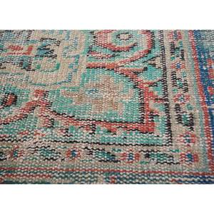 Alfombra de Lana Anudada a Mano Estilo Vintage, Patrón de Medallón Rojo y Naranja, Gran Tamaño 9x12 para Decoración de Sala de Estar, Nombre del Producto: Pae-2780 - Product Image 3