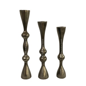 Portavelas de Metal antiguo, soporte de tallo largo, decoración interior Vintage, mesa y suelo, uso de candelabro, portavelas, centro de mesa - Product Image 1