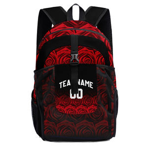 Mochila Deportiva Plegable Informal de Sublimación OEM, Mochila Escolar de Pana Resistente con Cremallera, para Viajes, con Impresión de Logotipo, SSB-0175 - Product Image 6