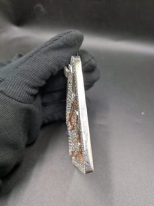 Colgante de Plata de Ley 925 con Baño de Rodio y Diamantes de Moissanita VVS, Estilo Hip Hop, Lujoso, Brillante, para Uso Diario - Product Image 2