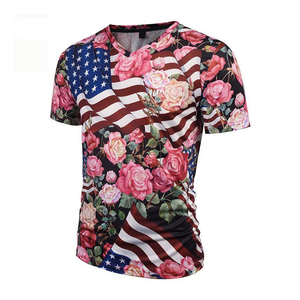 T-shirts à manches courtes de haute qualité pour hommes, motif de fitness personnalisé, polyester/coton imprimé par sublimation, excellent prix - Product Image 1