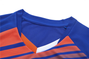 ผู้ผลิตเสื้อฟุตบอลแบบกำหนดเอง เสื้อฟุตบอลแขนสั้นสำหรับผู้ตัดสิน ชุดฟุตบอลโพลีเอสเตอร์ เสื้อฟุตบอลแบบดั้งเดิม - Product Image 2