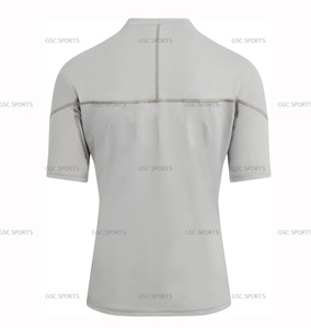 Maillots de compression BJJ MMA à manches courtes, design personnalisé disponible, unisexe, adultes, durables, respirants, prix de gros - Product Image 3